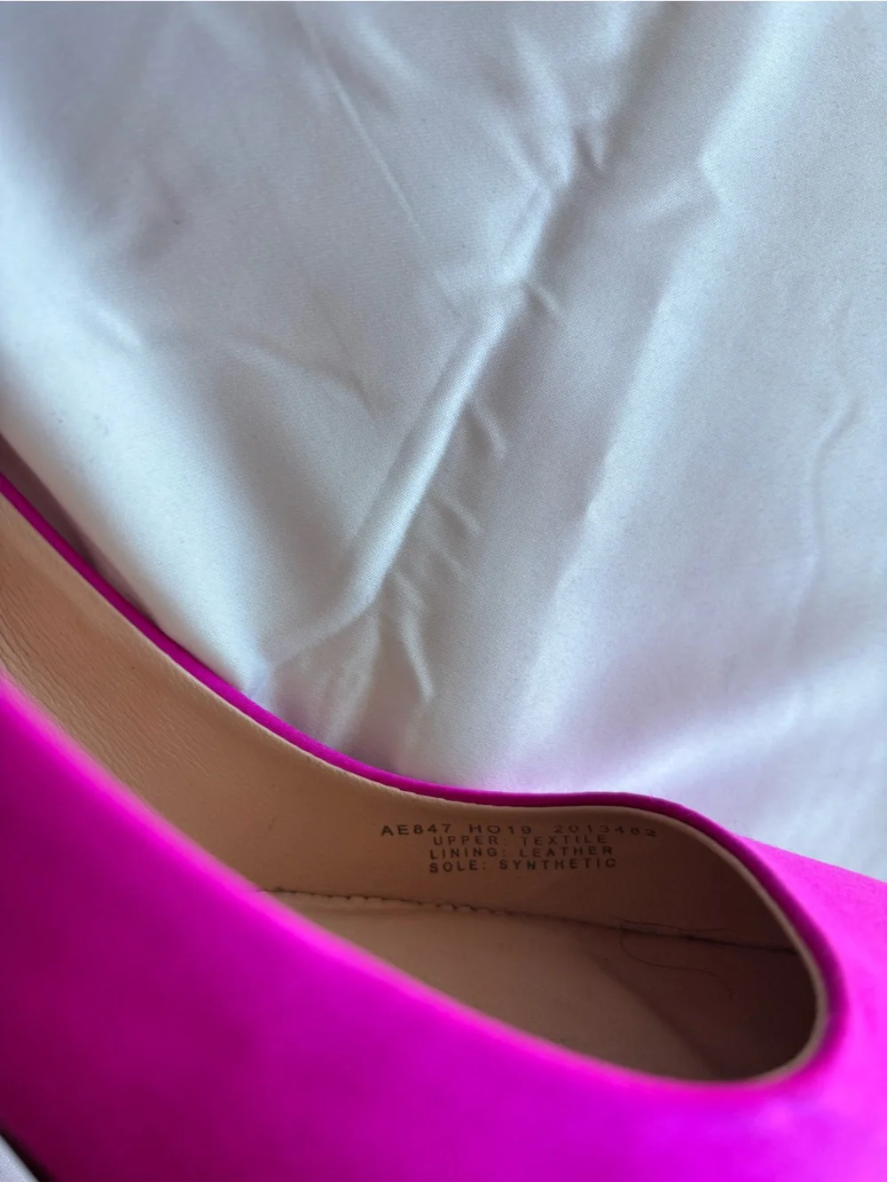J. Crew Hot Pink Pointed Toe Pumps with Glitter Soles